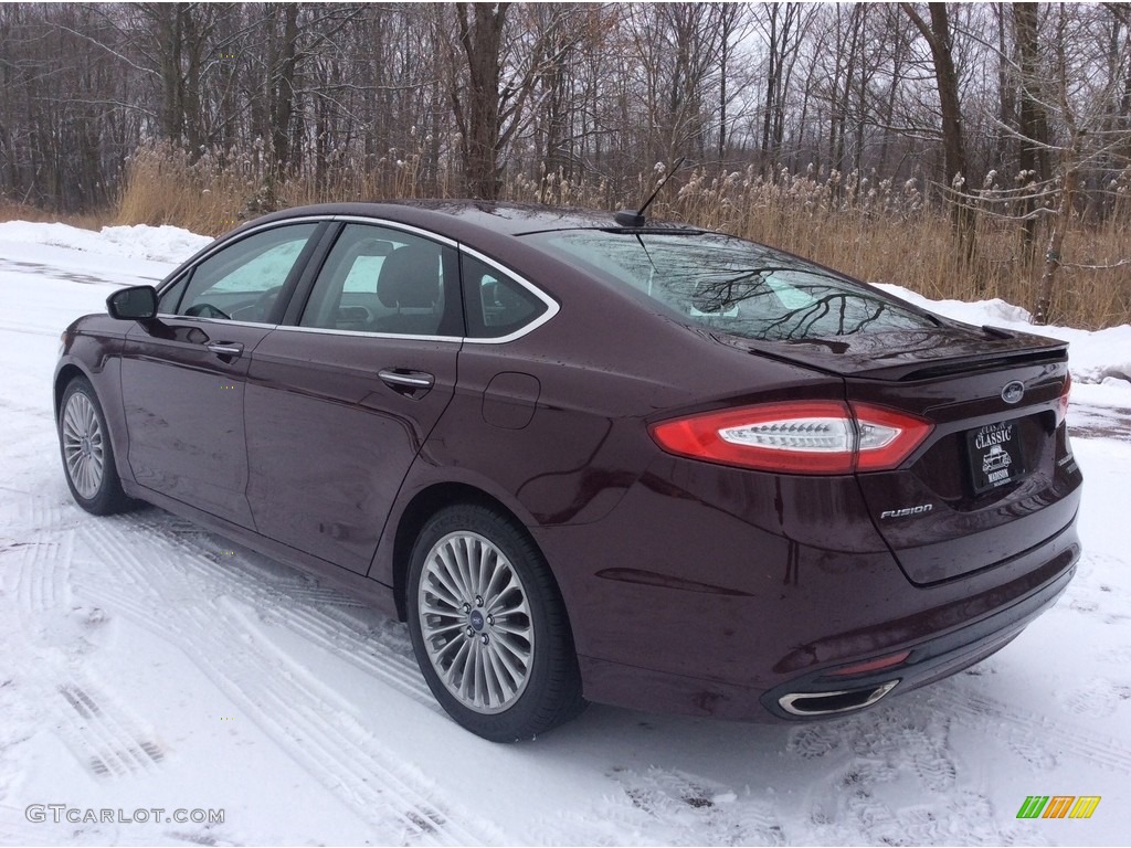 2013 Fusion Titanium - Bordeaux Reserve Red Metallic / Charcoal Black photo #4