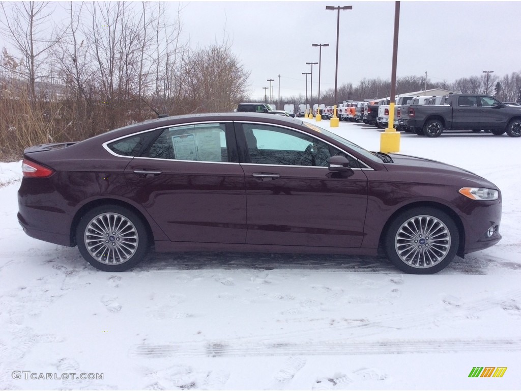 2013 Fusion Titanium - Bordeaux Reserve Red Metallic / Charcoal Black photo #7