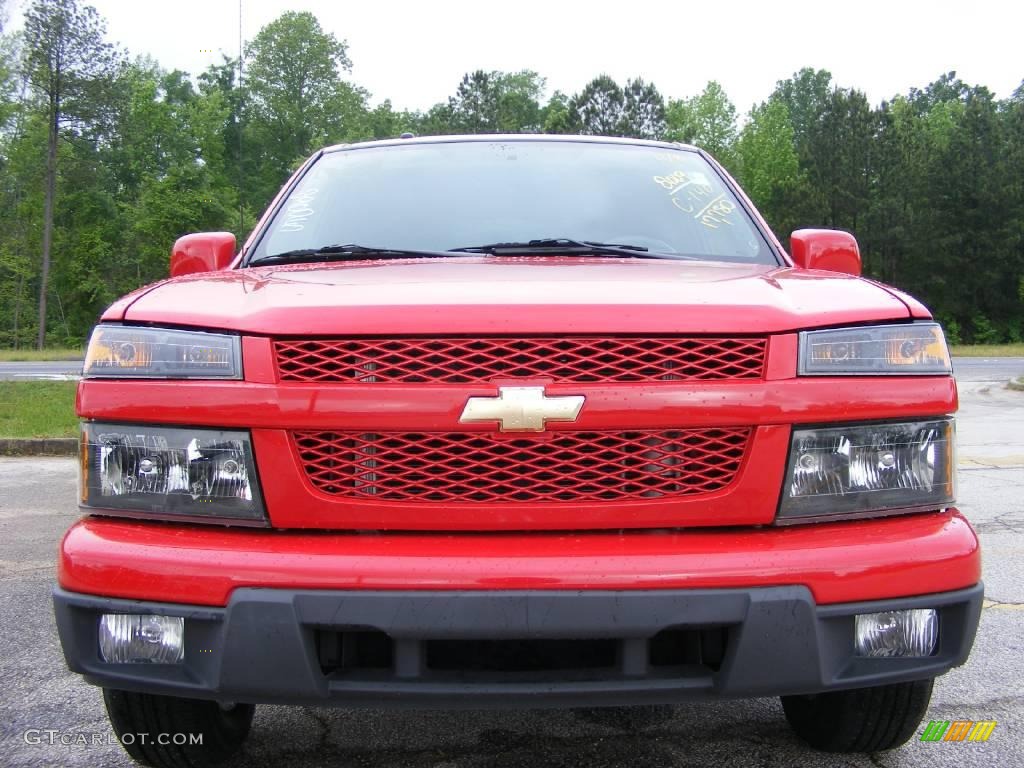 2009 Colorado LT Crew Cab - Victory Red / Ebony photo #3