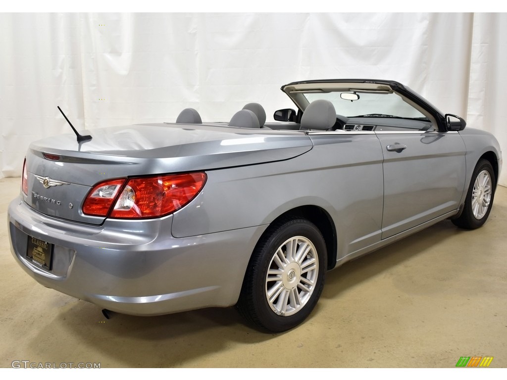 2008 Sebring LX Convertible - Clearwater Blue Pearl / Dark Slate Gray/Light Slate Gray photo #2