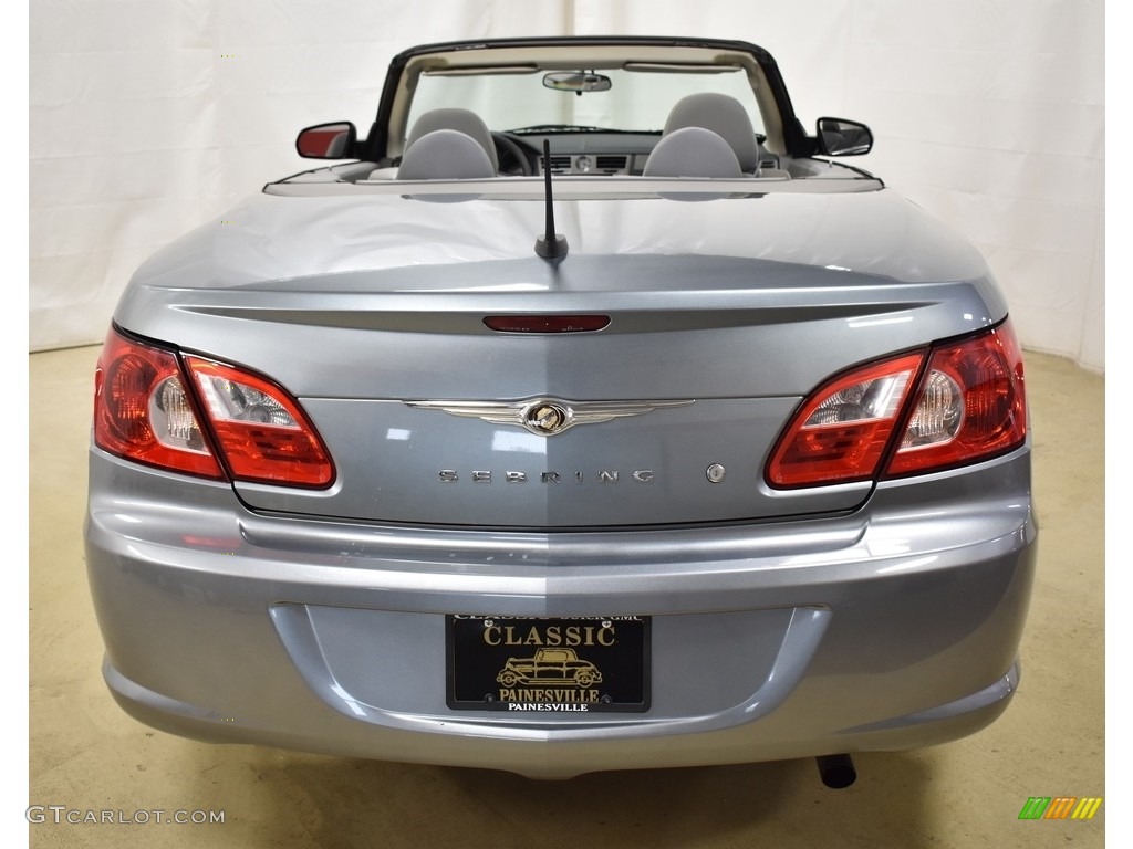 2008 Sebring LX Convertible - Clearwater Blue Pearl / Dark Slate Gray/Light Slate Gray photo #3