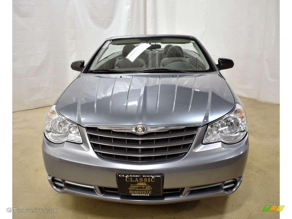 2008 Sebring LX Convertible - Clearwater Blue Pearl / Dark Slate Gray/Light Slate Gray photo #4