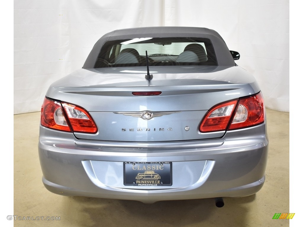 2008 Sebring LX Convertible - Clearwater Blue Pearl / Dark Slate Gray/Light Slate Gray photo #7