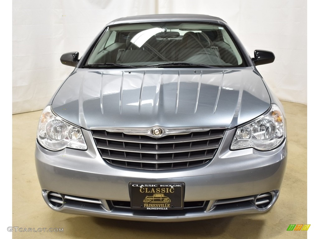 2008 Sebring LX Convertible - Clearwater Blue Pearl / Dark Slate Gray/Light Slate Gray photo #8