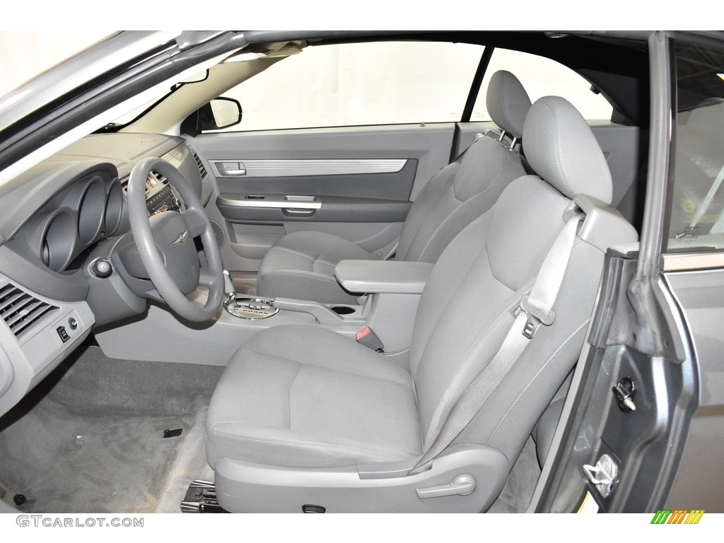 2008 Sebring LX Convertible - Clearwater Blue Pearl / Dark Slate Gray/Light Slate Gray photo #11