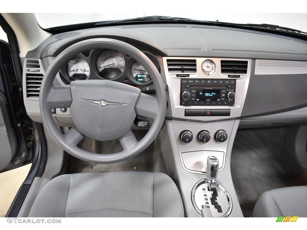 2008 Sebring LX Convertible - Clearwater Blue Pearl / Dark Slate Gray/Light Slate Gray photo #17