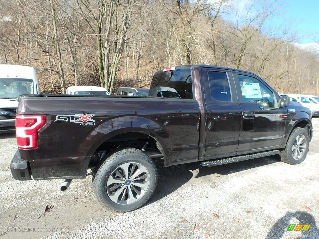 2019 F150 STX SuperCab 4x4 - Magma Red / Black photo #2