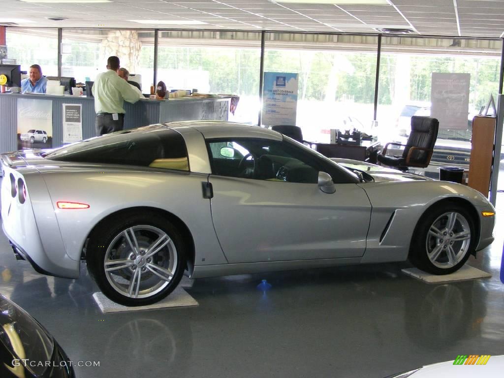 2009 Corvette Coupe - Blade Silver Metallic / Ebony photo #5