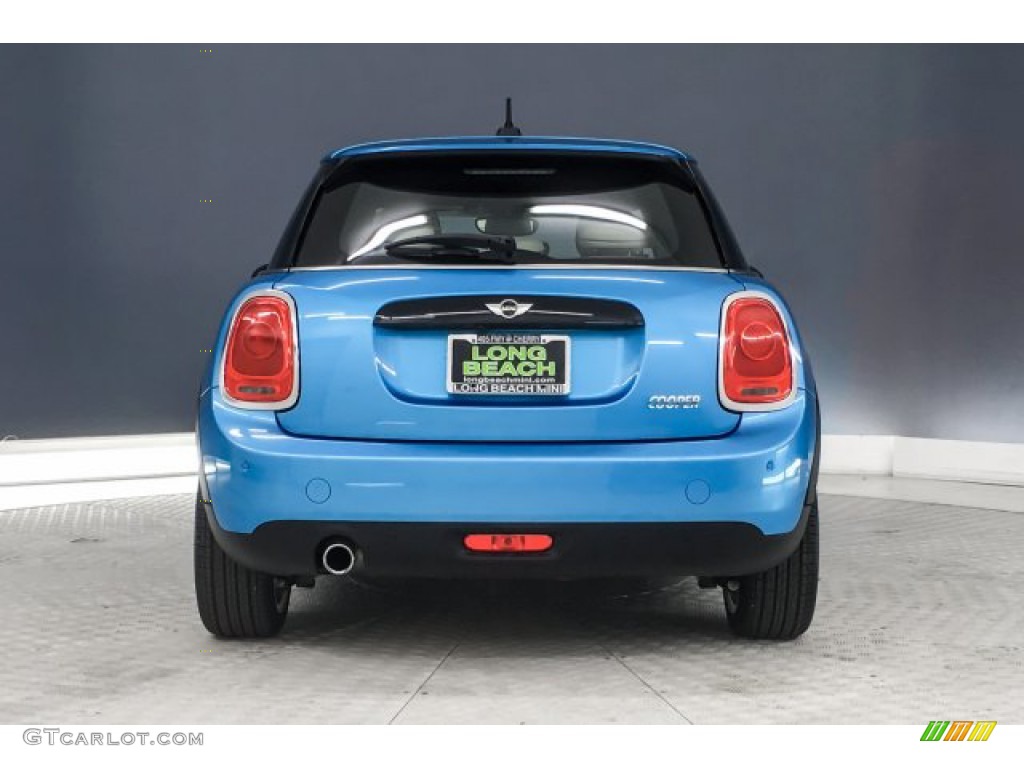 2017 Hardtop Cooper 4 Door - Electric Blue Metallic / Lounge Leather/Satellite Grey photo #3