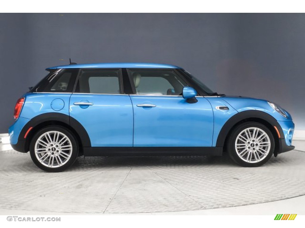 2017 Hardtop Cooper 4 Door - Electric Blue Metallic / Lounge Leather/Satellite Grey photo #19