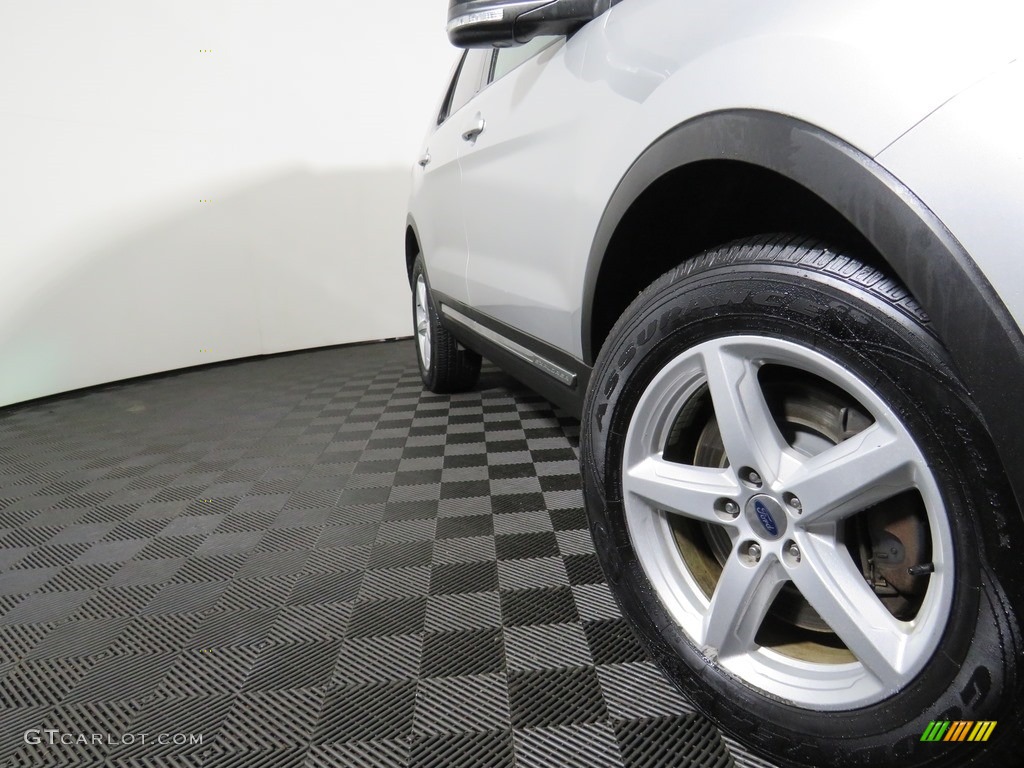 2016 Explorer XLT 4WD - Ingot Silver Metallic / Ebony Black photo #11