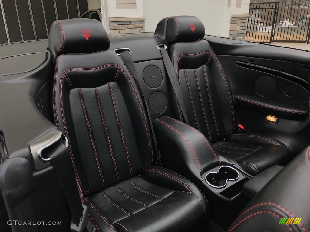 2013 Maserati GranTurismo Convertible GranCabrio Rear Seat Photos