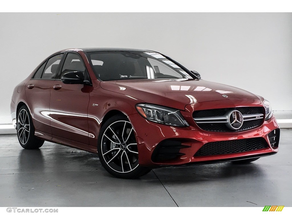 designo Cardinal Red Metallic 2019 Mercedes-Benz C 43 AMG 4Matic Sedan Exterior Photo #131870699