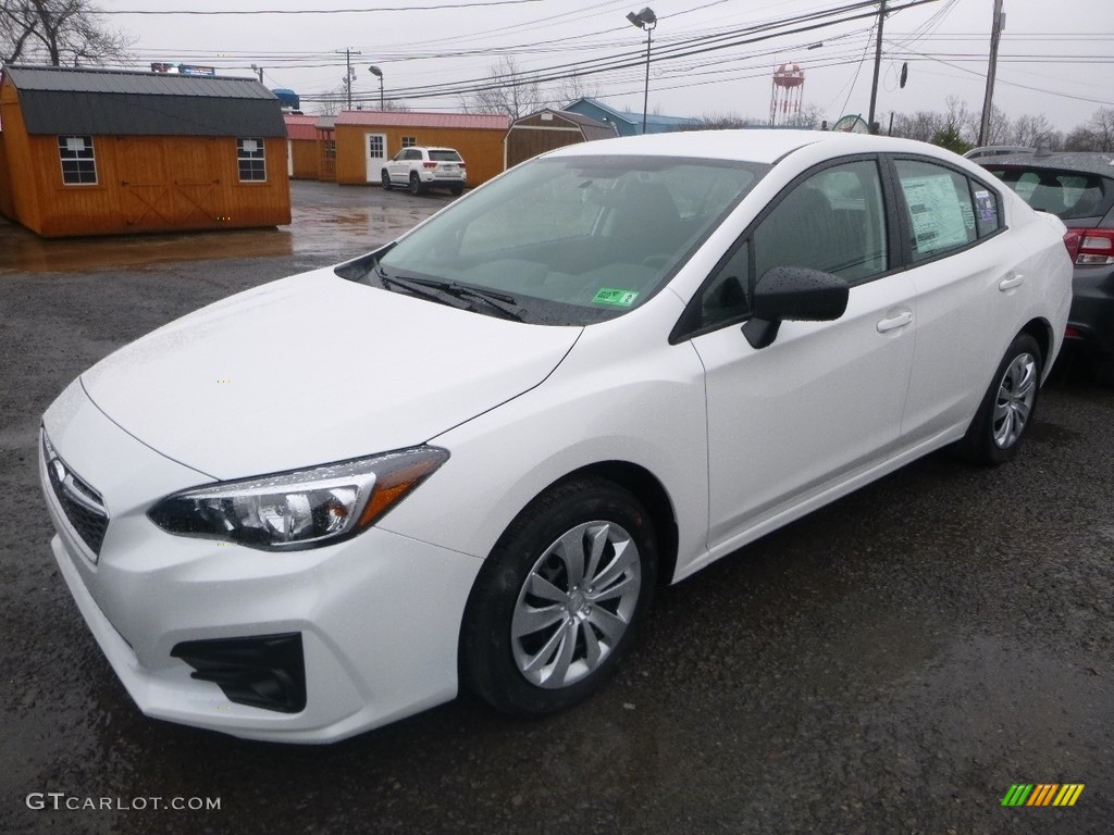 2019 Impreza 2.0i 4-Door - Crystal White Pearl / Black photo #10