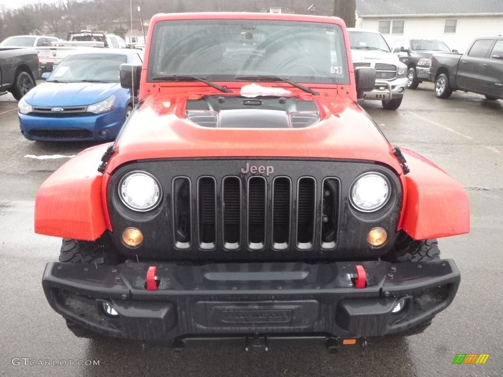 2017 Wrangler Unlimited Rubicon 4x4 - Firecracker Red / Black photo #8