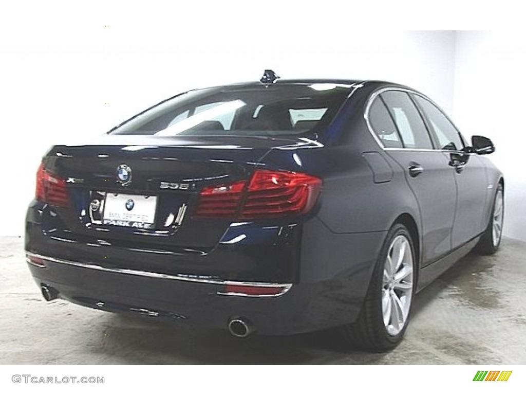 2016 5 Series 535i xDrive Sedan - Imperial Blue Metallic / Mocha photo #4
