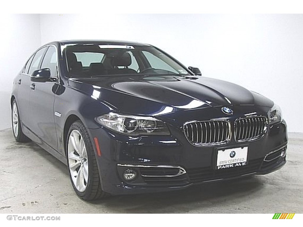 2016 5 Series 535i xDrive Sedan - Imperial Blue Metallic / Mocha photo #5