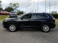 2019 Diamond Black Crystal Pearl Jeep Cherokee Latitude 4x4  photo #2