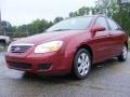 2007 Radiant Red Kia Spectra EX Sedan  photo #2