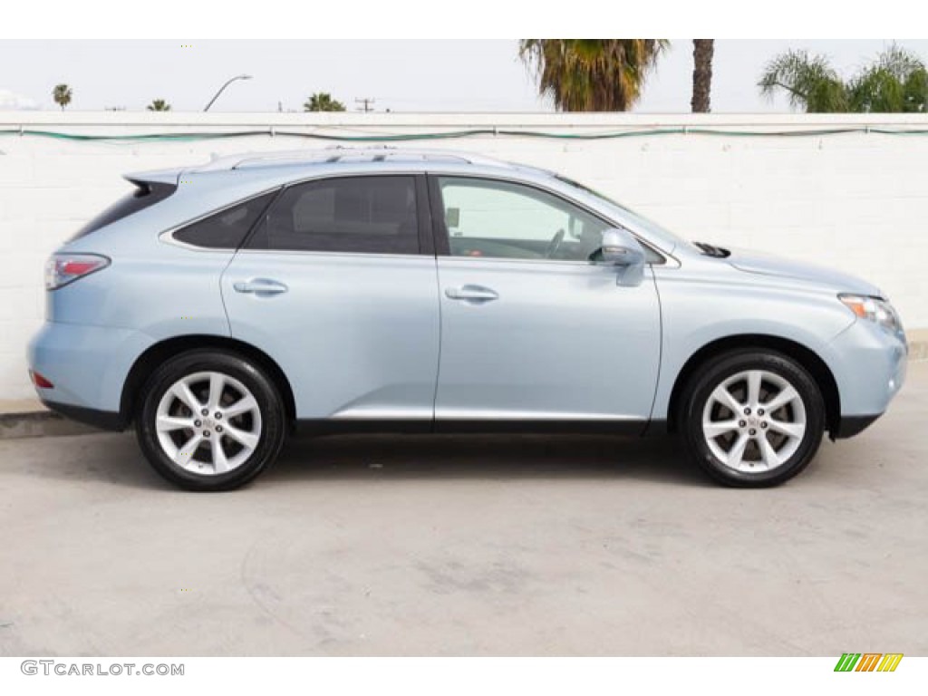 2010 RX 350 - Cerulean Blue Metallic / Parchment/Brown Walnut photo #12