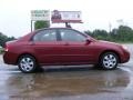 2007 Radiant Red Kia Spectra EX Sedan  photo #5