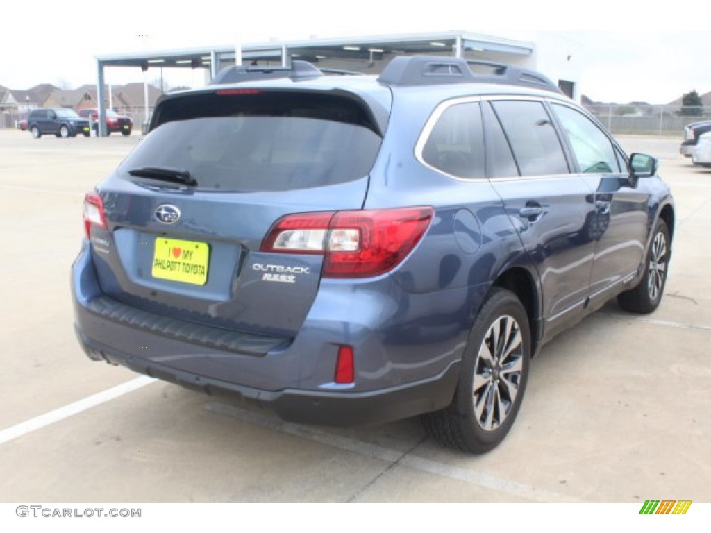 2017 Outback 2.5i Limited - Twilight Blue Metallic / Warm Ivory photo #8