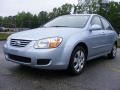 2007 Ice Blue Kia Spectra EX Sedan  photo #2