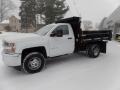 2019 Summit White Chevrolet Silverado 3500HD Work Truck Regular Cab 4x4 Dump Truck  photo #5