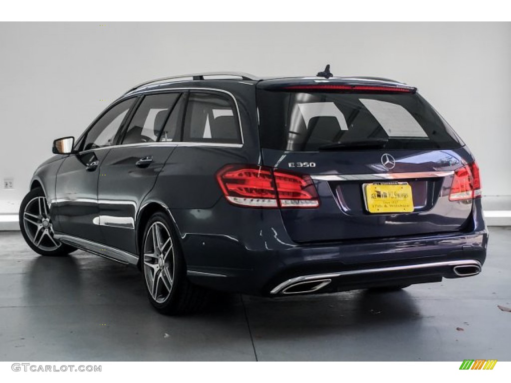 2016 E 350 4Matic Wagon - Indigo Blue Metallic / Black photo #10