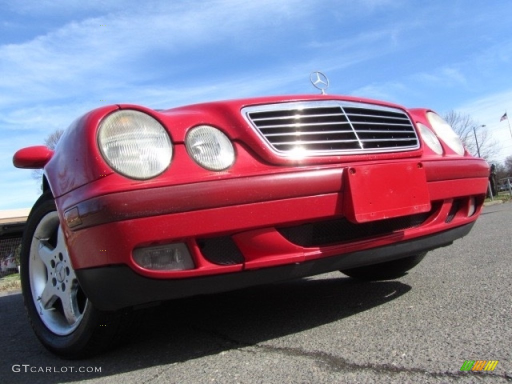 Magma Red Mercedes-Benz CLK