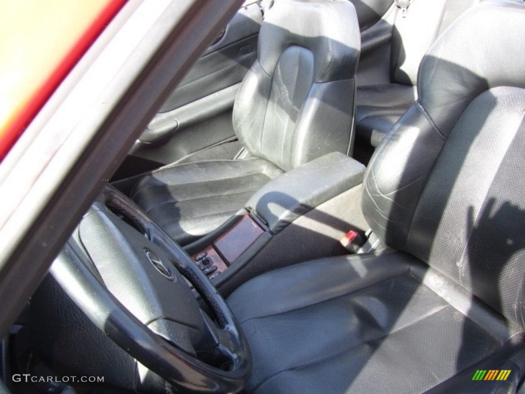 1999 CLK 320 Convertible - Magma Red / Charcoal photo #21