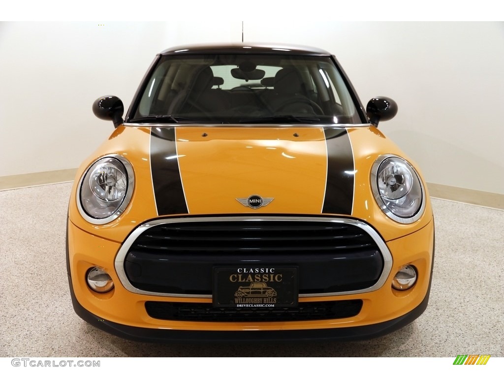 2016 Hardtop Cooper 2 Door - Volcanic Orange / Carbon Black photo #2