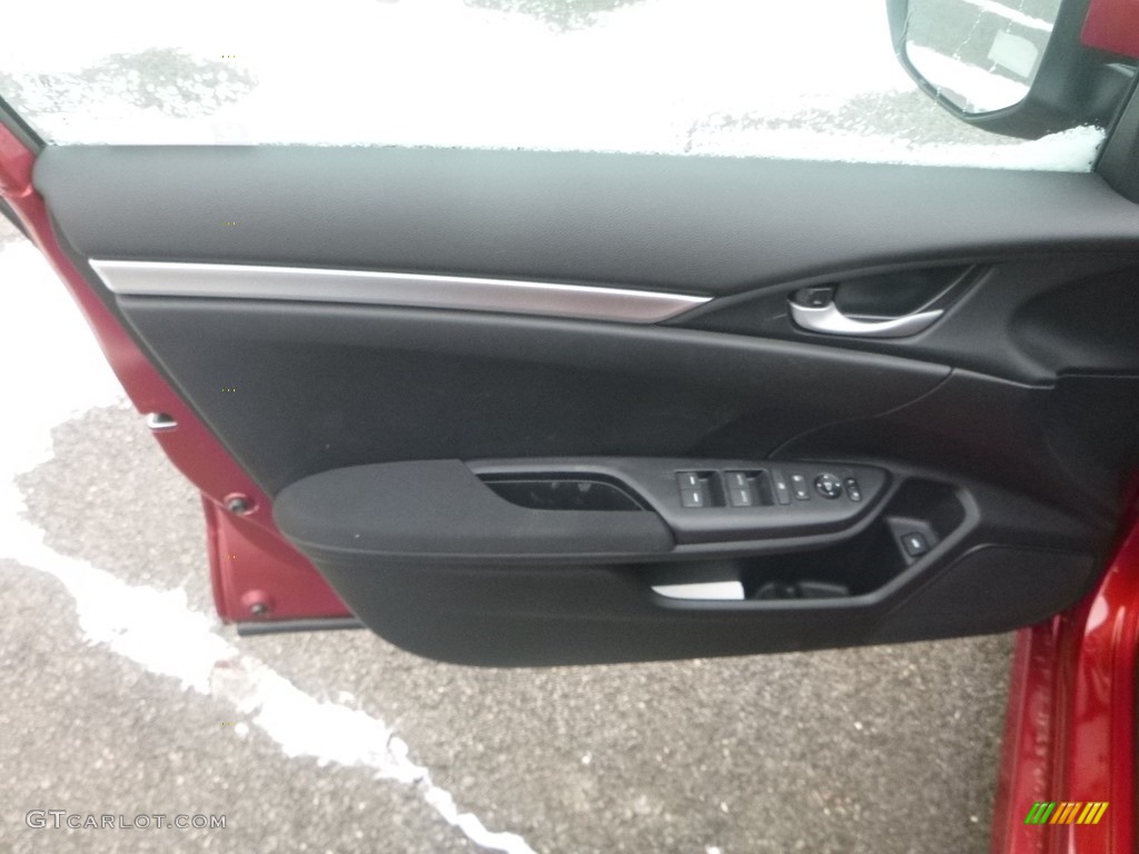 2019 Honda Civic LX Sedan Black Door Panel Photo #131889230