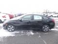 2019 Crystal Black Pearl Honda Civic LX Sedan  photo #2