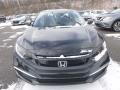 2019 Crystal Black Pearl Honda Civic LX Sedan  photo #7
