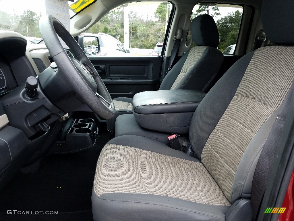 2012 Ram 1500 Express Quad Cab 4x4 - Deep Cherry Red Crystal Pearl / Dark Slate Gray/Medium Graystone photo #9