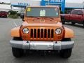 2011 Mango Tango Pearl Jeep Wrangler Unlimited Sahara 4x4  photo #8