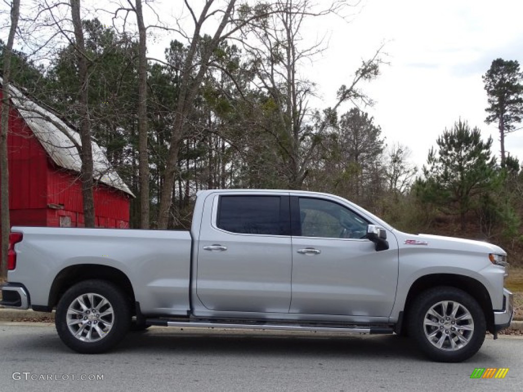 2019 Silverado 1500 LTZ Crew Cab 4WD - Silver Ice Metallic / Jet Black photo #2