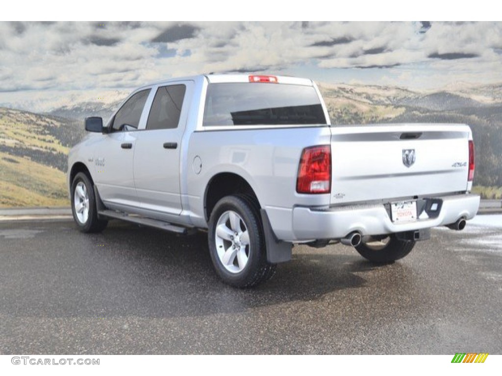 2015 1500 Express Crew Cab 4x4 - Bright Silver Metallic / Black/Diesel Gray photo #7