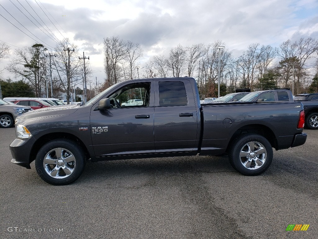 2019 1500 Classic Express Quad Cab 4x4 - Granite Crystal Metallic / Black/Diesel Gray photo #3