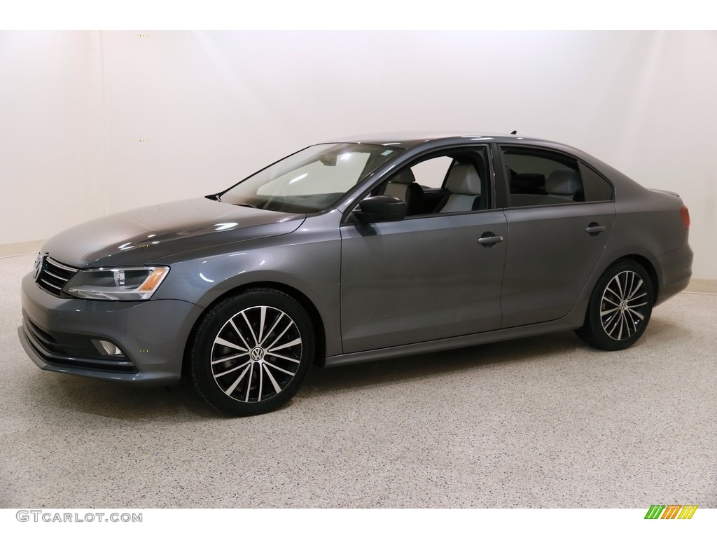 2016 Jetta Sport - Platinum Grey Metallic / Black/Ceramique photo #3