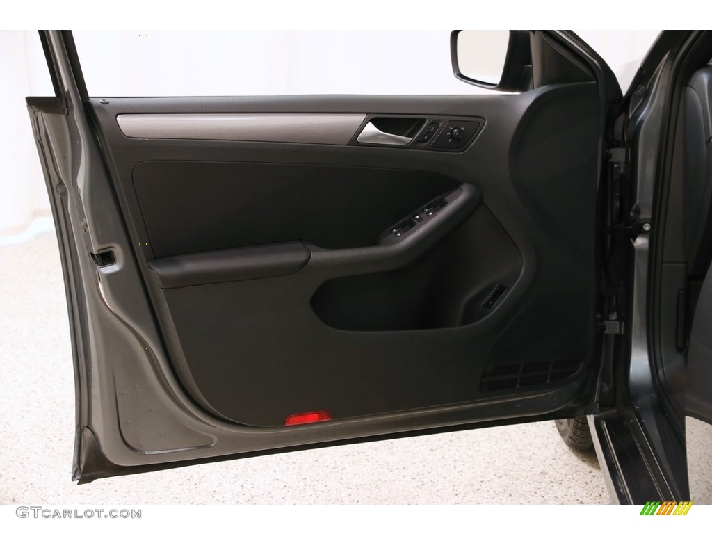 2016 Volkswagen Jetta Sport Black/Ceramique Door Panel Photo #131894885