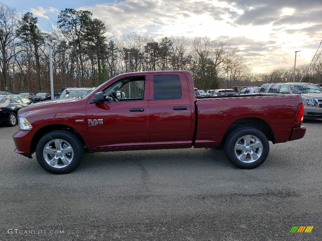 2019 1500 Classic Express Quad Cab 4x4 - Delmonico Red Pearl / Black/Diesel Gray photo #3