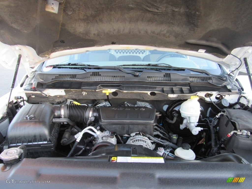 2012 Ram 1500 ST Quad Cab 4x4 - Bright White / Dark Slate Gray/Medium Graystone photo #35