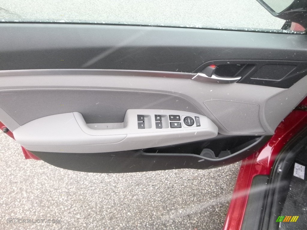 2019 Elantra SEL - Scarlet Red / Gray photo #11
