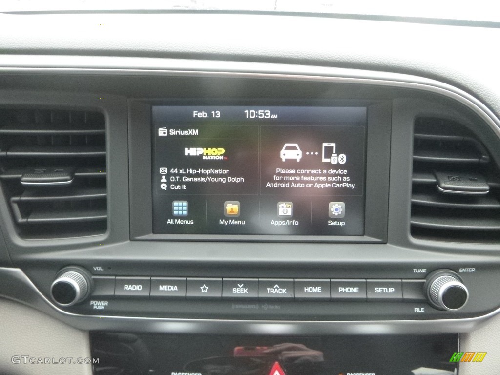 2019 Elantra SEL - Scarlet Red / Gray photo #14