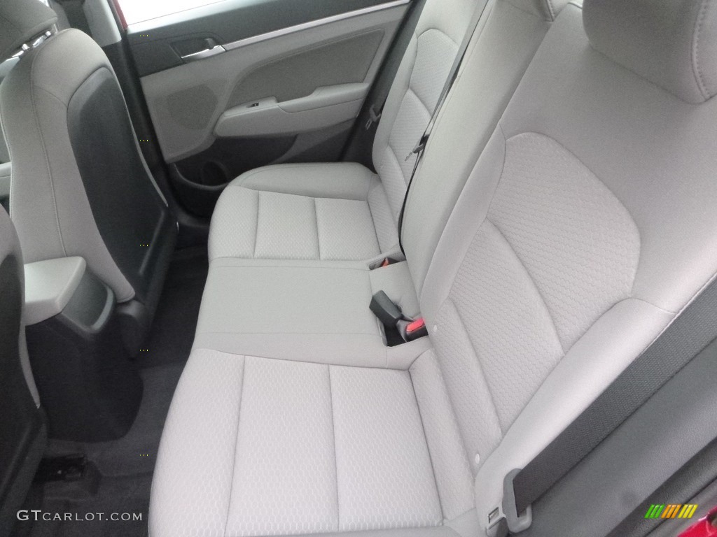 2019 Elantra SEL - Scarlet Red / Gray photo #9