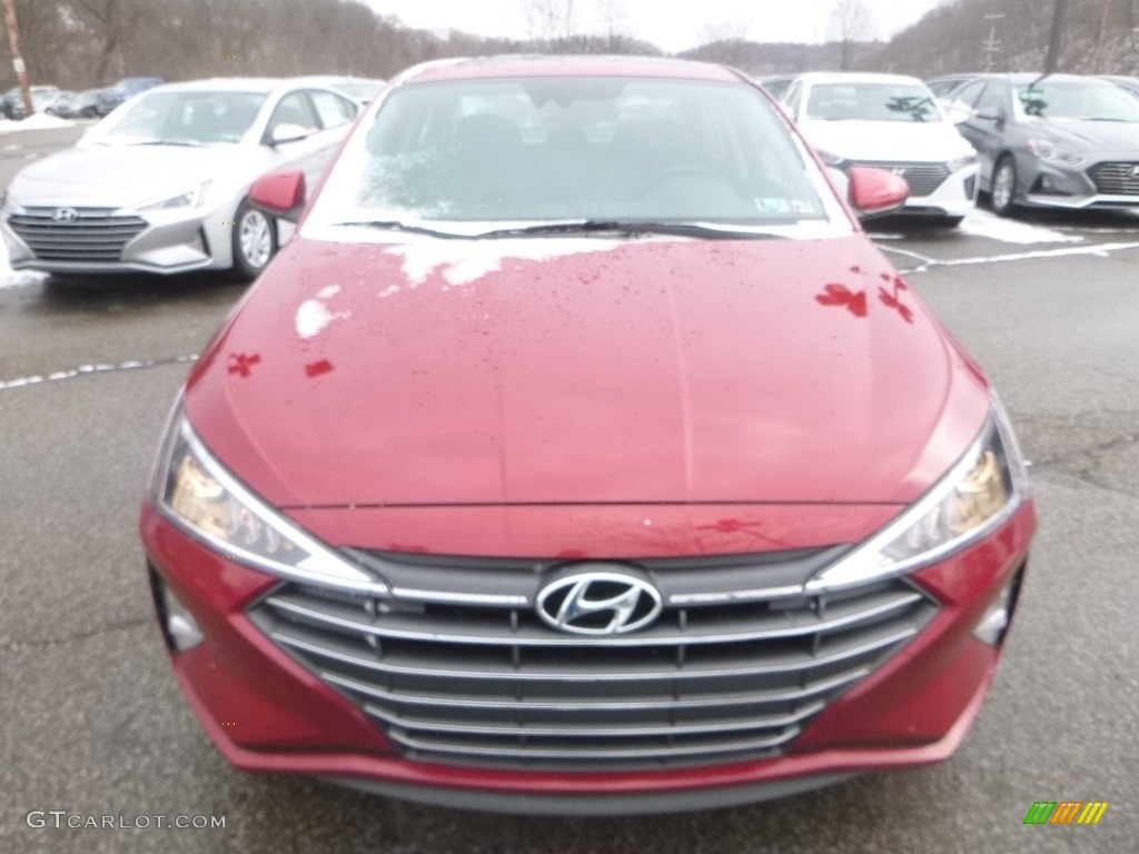 2019 Elantra Value Edition - Scarlet Red / Gray photo #4