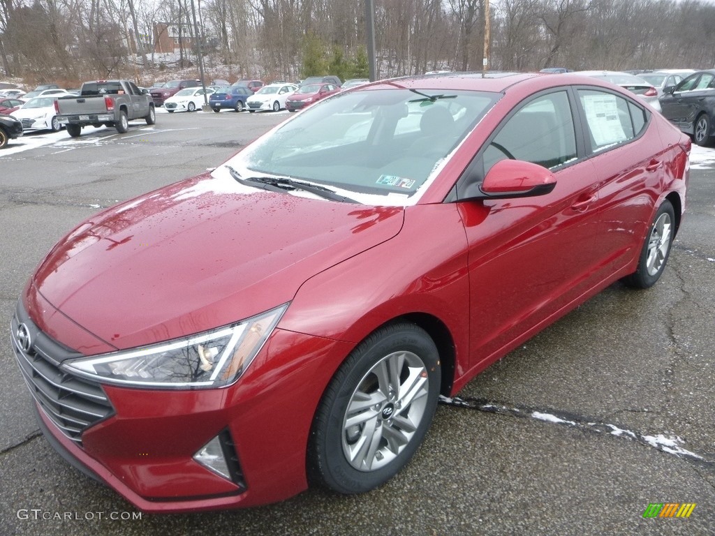 2019 Elantra Value Edition - Scarlet Red / Gray photo #5
