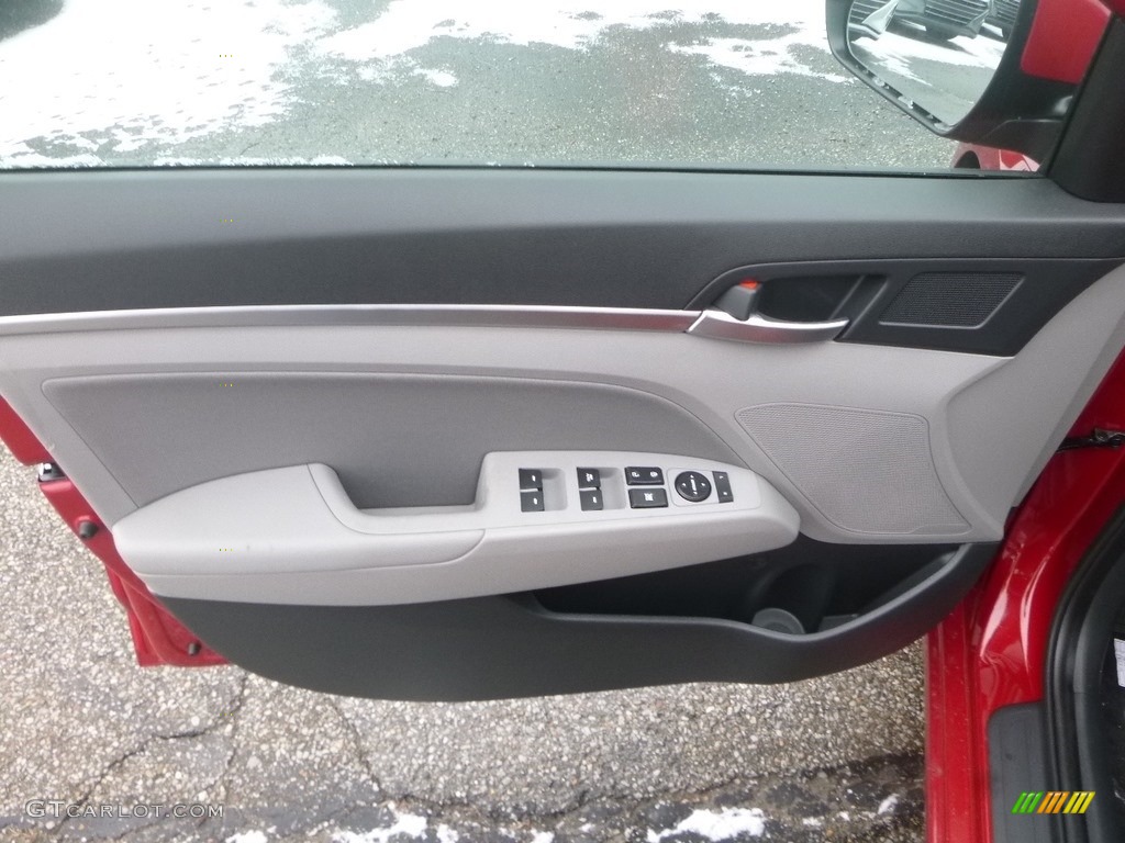 2019 Elantra Value Edition - Scarlet Red / Gray photo #11